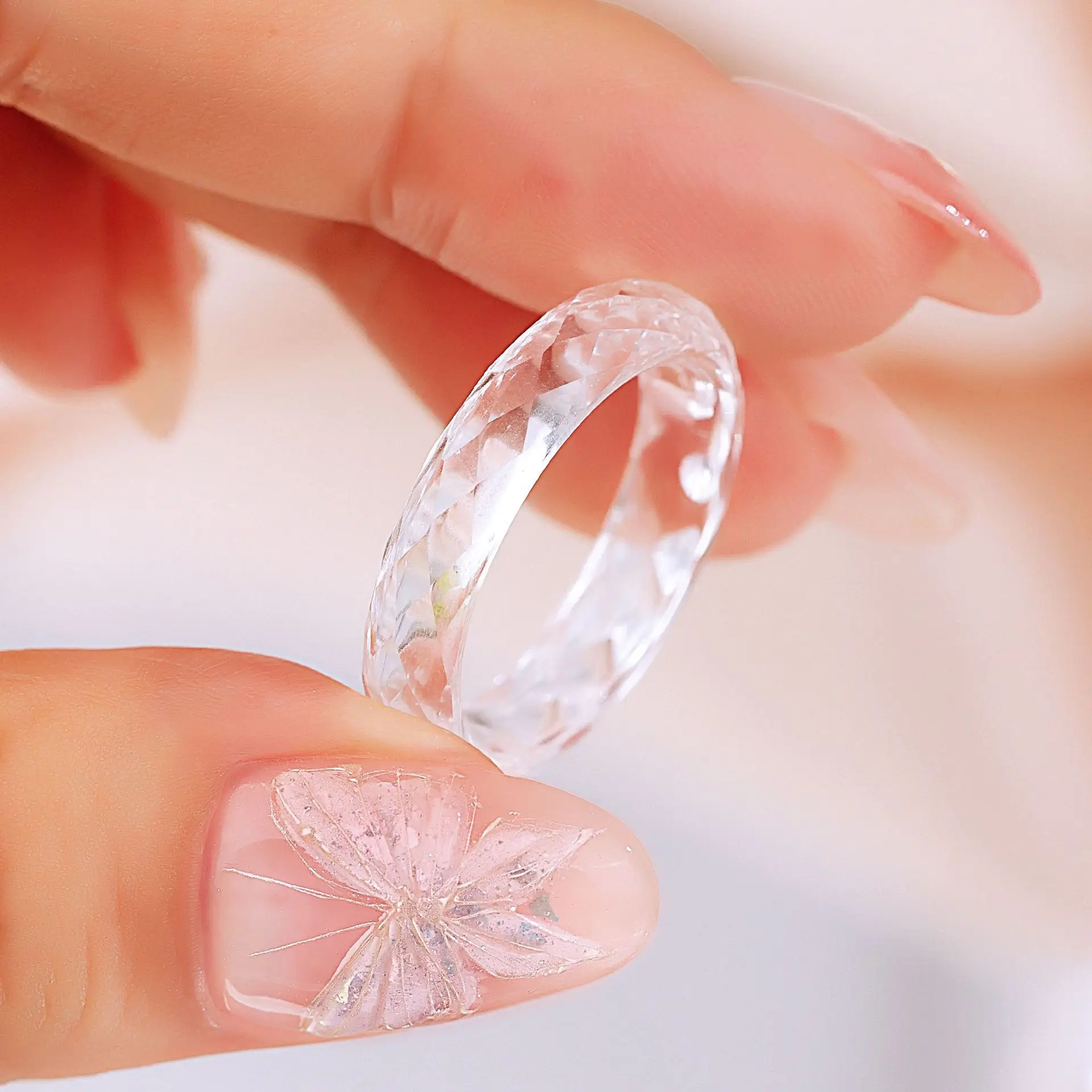 [خواتم جديدة] خاتم الأحجار الكريمة المزروع في المختبر للرجال والنساء مجوهرات اكسيد الالمونيوم خواتم اكسيد الالمونيوم للرجال والنساء