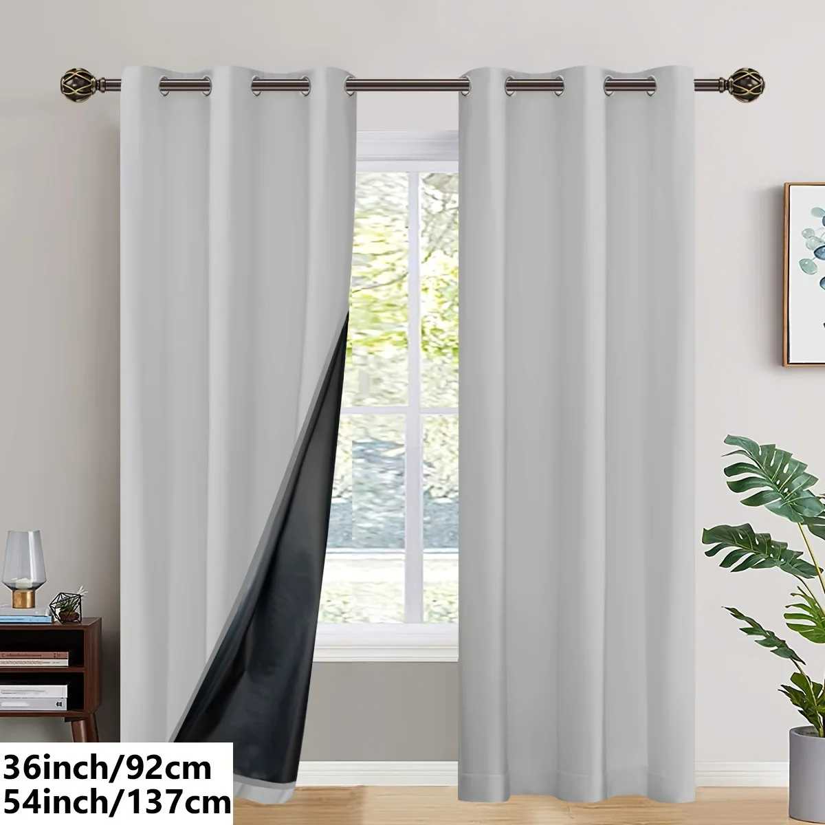 100% blackout curtains High quality fabrics Suitable for bedroom and living room, outdoor Customizable colors