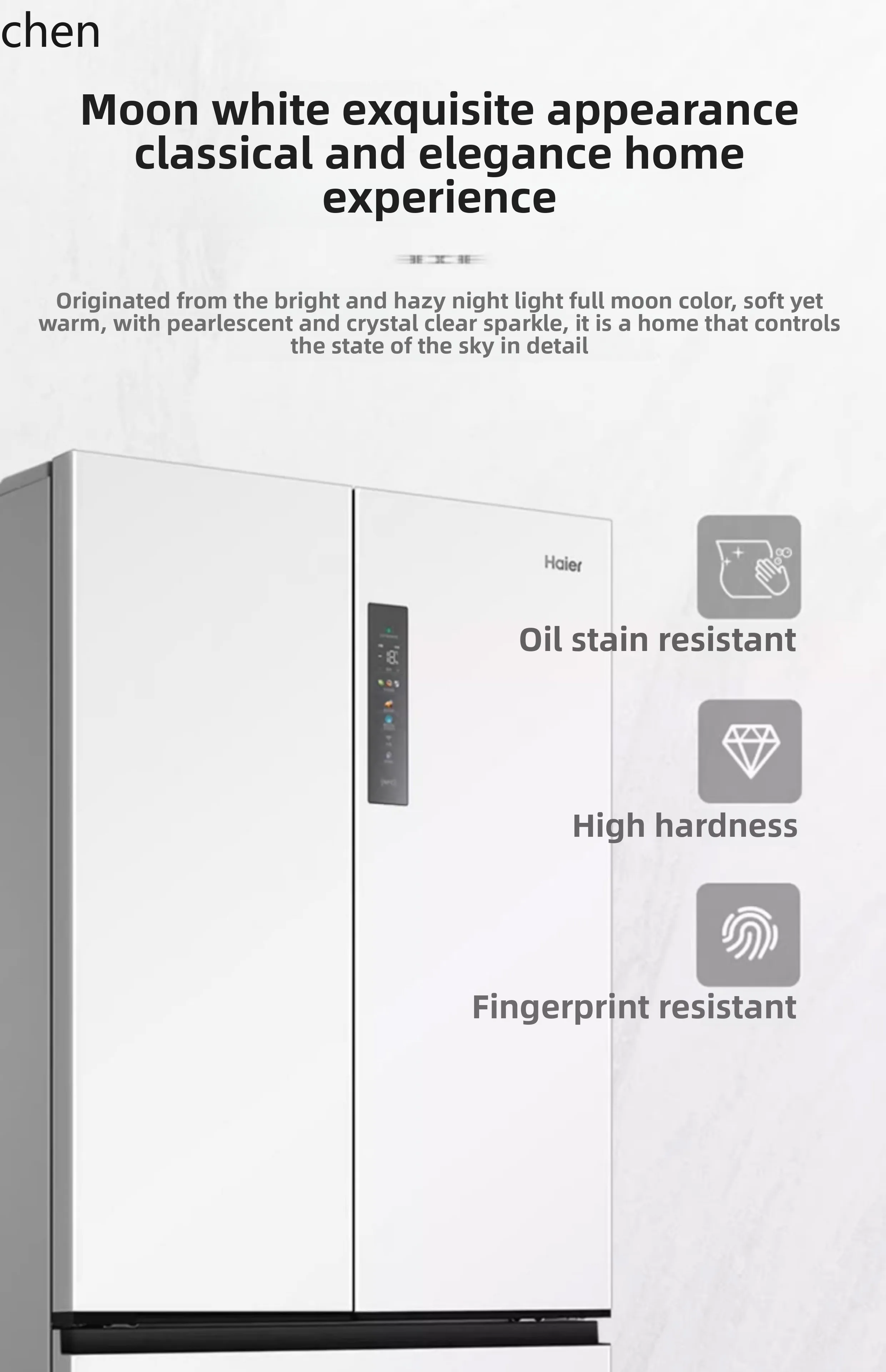 Многодверный четырехдверный встроенный бытовой холодильник ZML большой емкости первого класса с преобразованием частоты без морозного холодильника