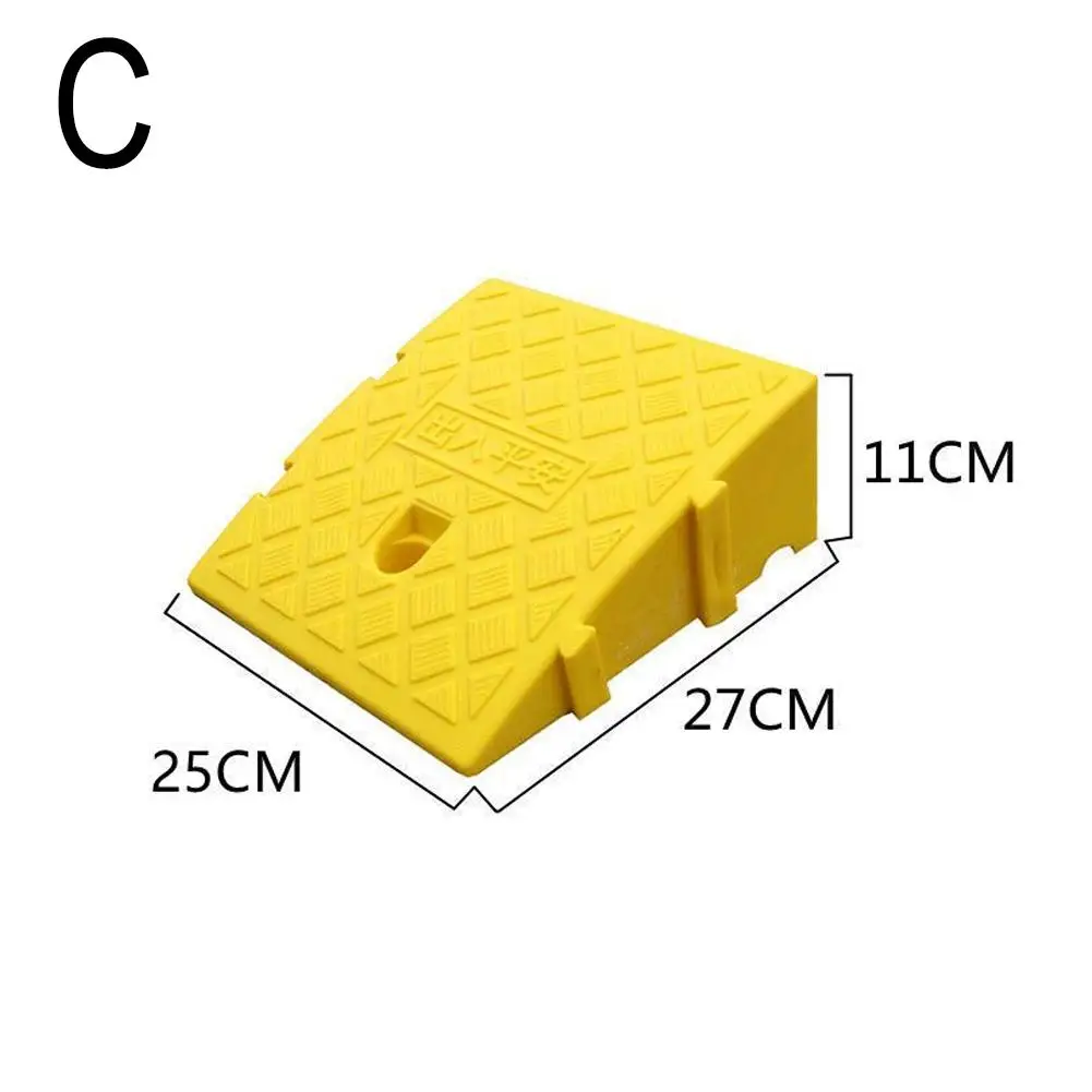 Zware Oprit Ramps7/13cm Hoogte Draagbare Anti-Slip Auto Wiel Chock Set Drempel Oprit voor vrachtwagen Trailer Motor Garage