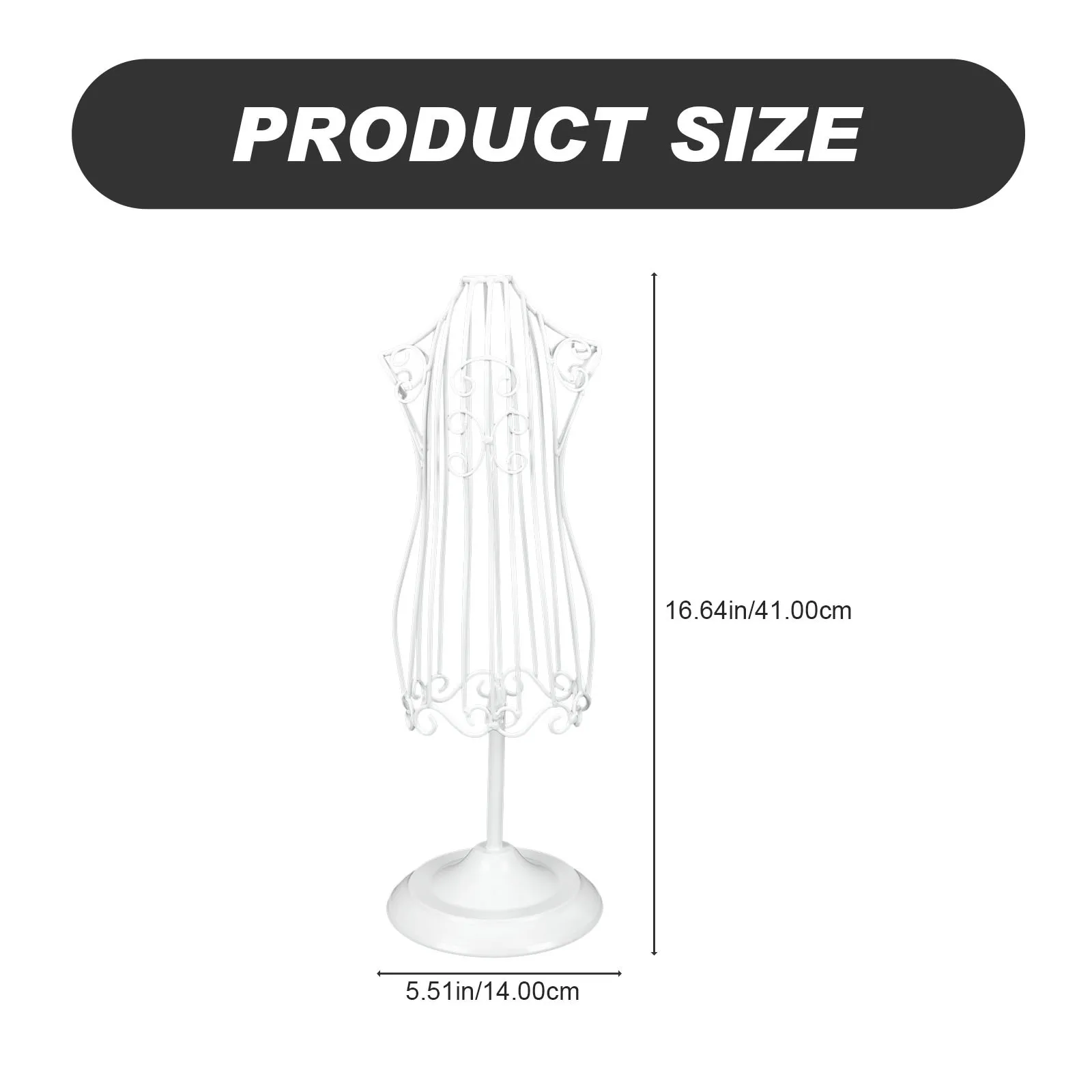 Espositore in ferro per vestiti per animali domestici Robusto appendiabiti per gatti Abbigliamento per cuccioli Forma di vestiti Espositore per vestiti Manichino Torso