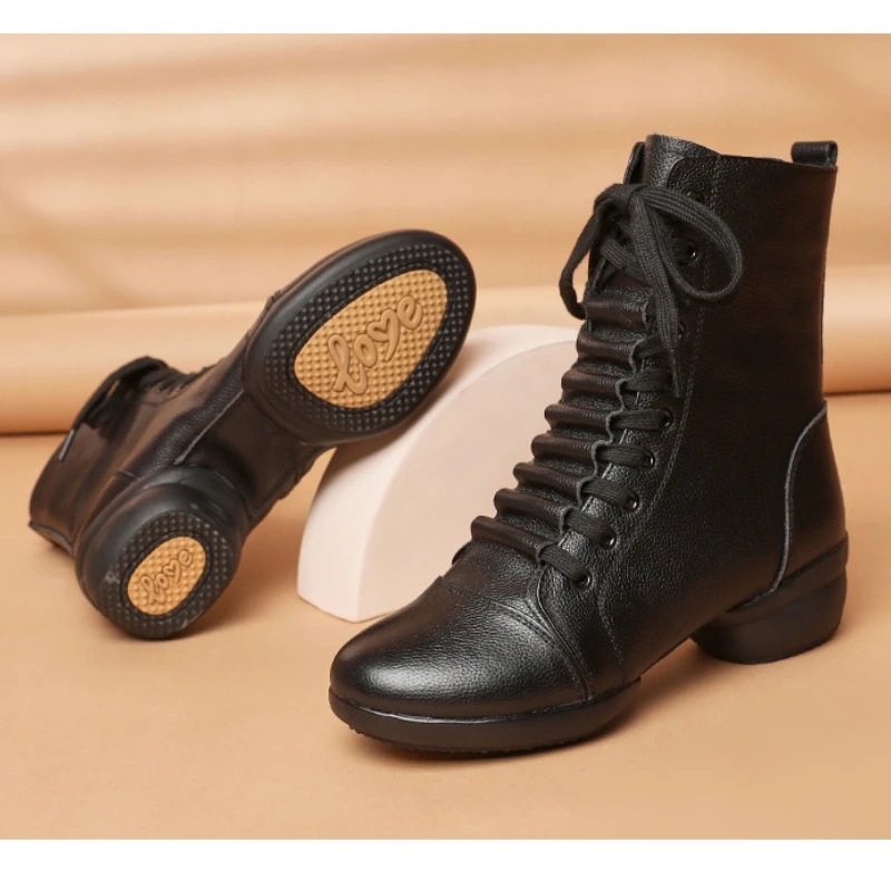 Vrouwen Hoge Kwaliteit Zacht Dansen Laarzen Vrouw Jazz Dansschoenen Vrouwen Ballroom Moderne Dansschoenen Dames Dans Laarzen Sneakers