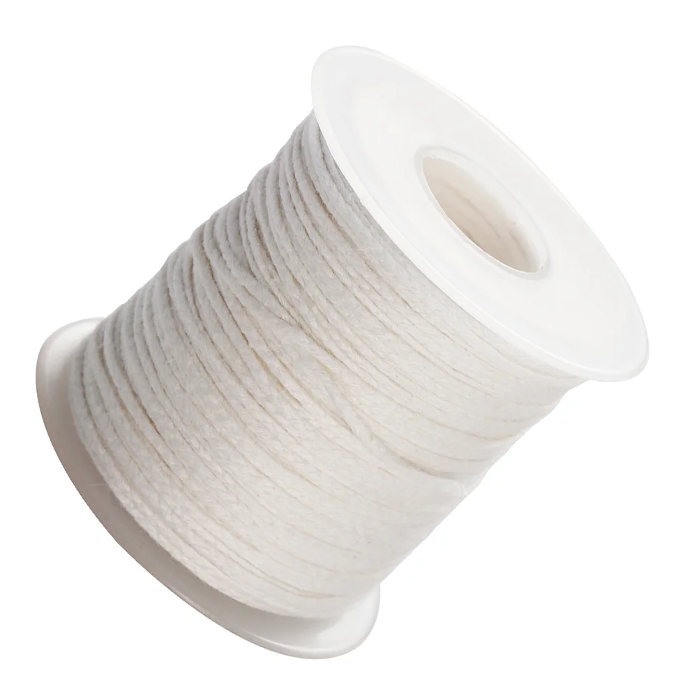 1 Roll 30M Long Wick Cotton Thread Pure Cotton Wick Rope Eco-friendly Wick Spool Smokeless Wick Wick