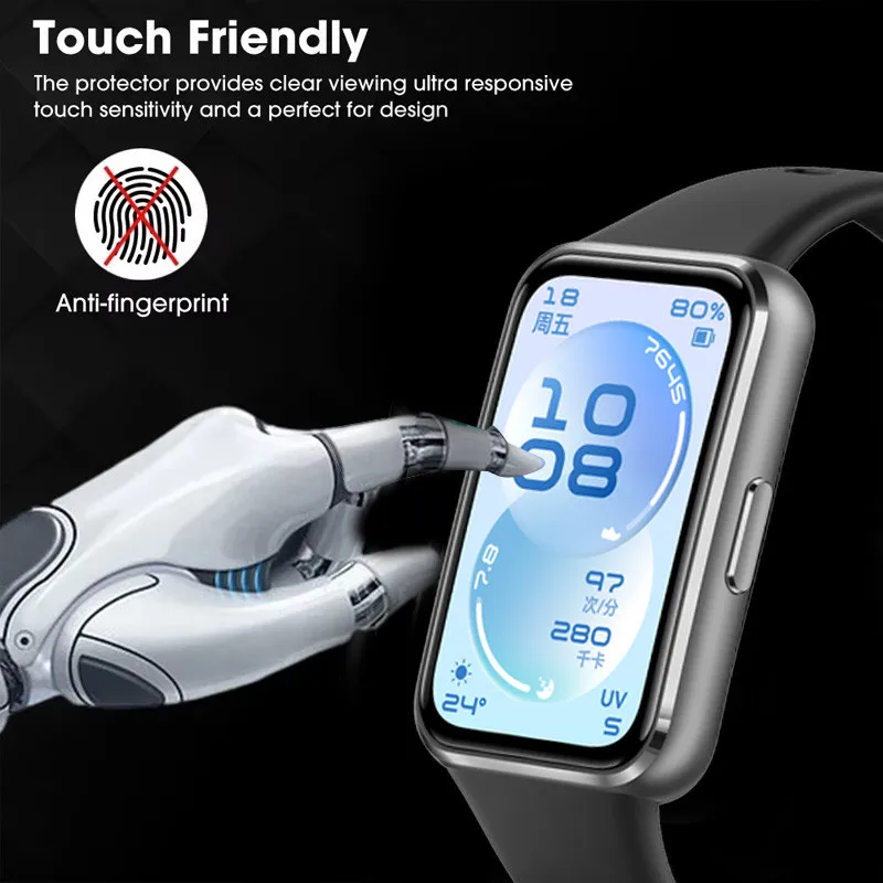 3PCS High Quality Ceramic Film For HuaweiBand 11 11 Pro Protective Curved Ceramic Films on Easy Install Accessories