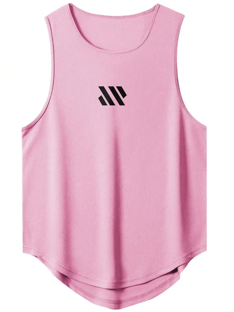 

Pink Performance Sleeveless Tank Top for Gym, Running, Basketball