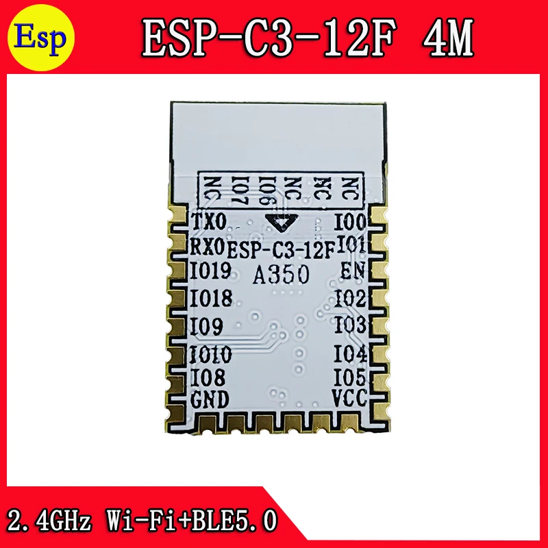 ESP-C3-12F WiFi + BLE5.0, ESP-C3 Dual inalámbrico, 2,4 GHz, ESP32-C3