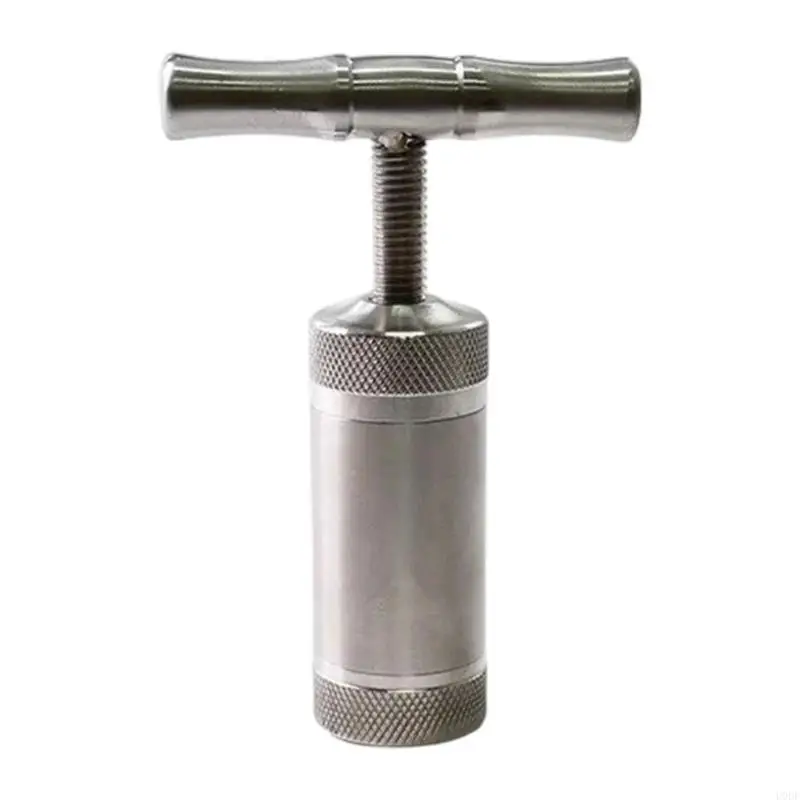   Compacted And Metal Powder Compactor With Comfortable Handle For Herbs And Spices Precise Pressing Smooth Operation