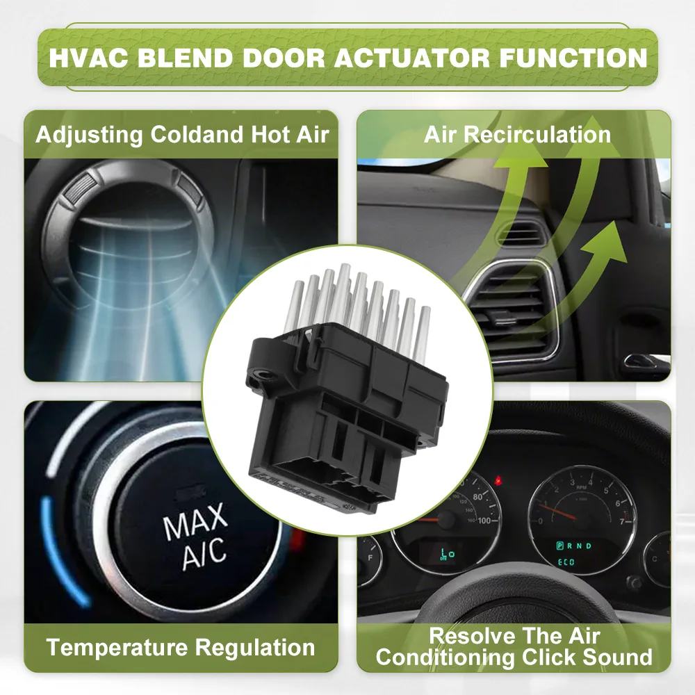

For Buick Cadillac Chevy Silverado Chrysler Dodge GMC 5 + 2 Pins HVAC Blower Fan Motor Resistor 15141283, 13598134, 3626414C1