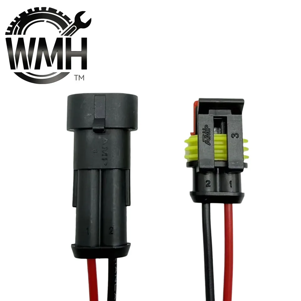 1/5/10 قطعة 2 دبوس طريقة مقاوم للماء سلك السيارات موصلات كهربائية التوصيل مع كابل لسيارة دراجة نارية #3