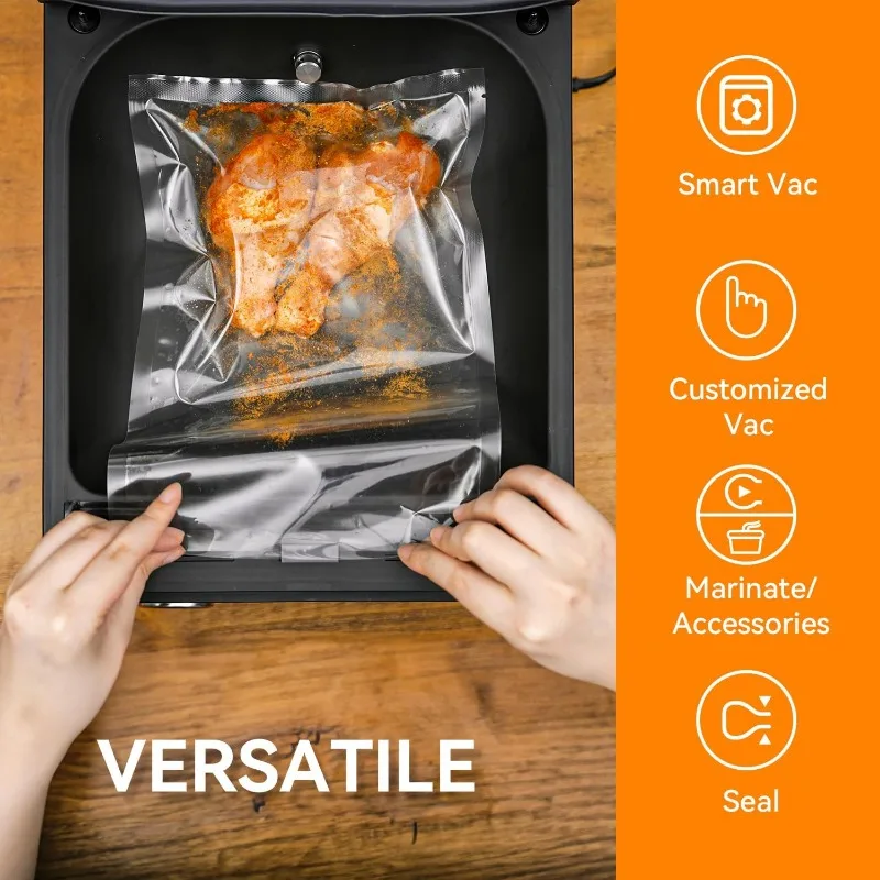 Hot-sale Product Vacuum Sealer Ideal for Liquid or Juicy Foods Including Fresh Meats, Soups, Sauces and Marinades Easy To Use