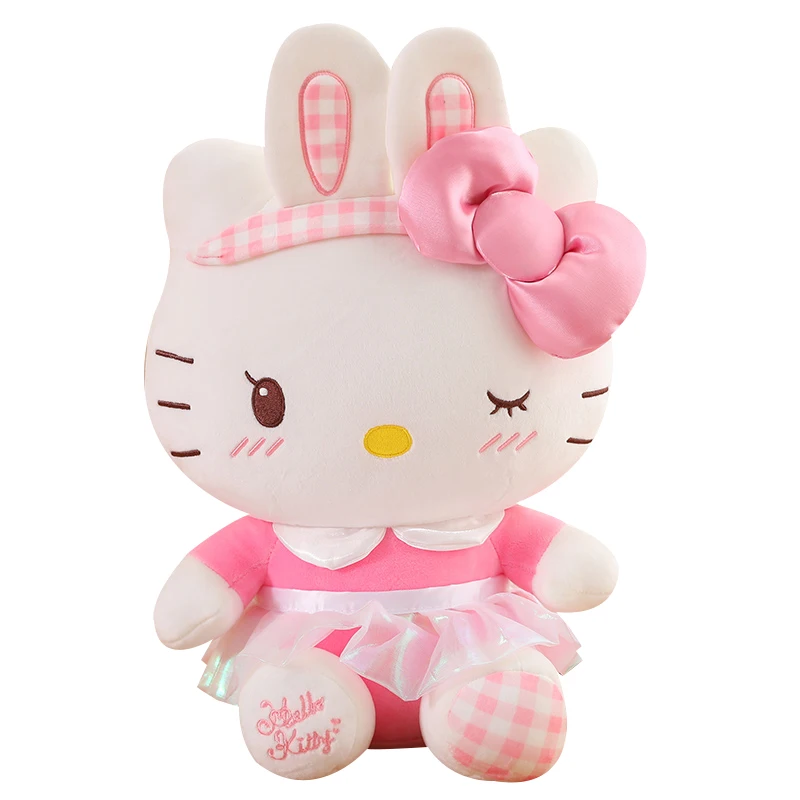 20cm Sanrio Hello Kitty Anime Kuromi My Melody Plush Hello Kitty Stuffed Toys Soft Pillow Plushies Doll Birthday Gifts For Girl