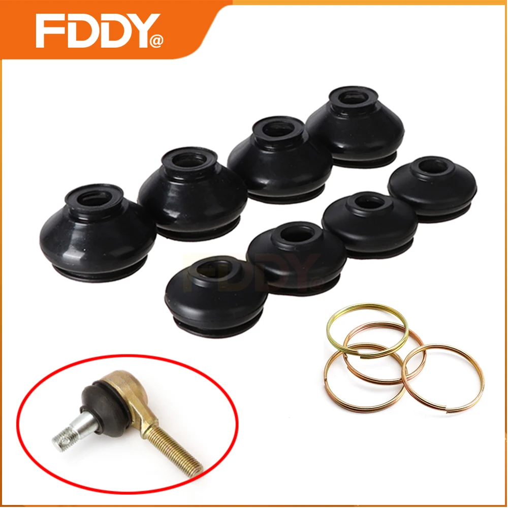 

FDDY Dust Boot Covers Suspension Steering Tie Rod Ends Ball Joint Universal Dust Protection Rubber Cover