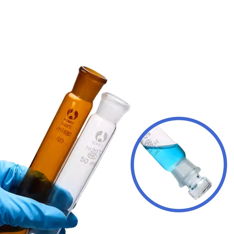 Glass colorimetric tube Nesser tube