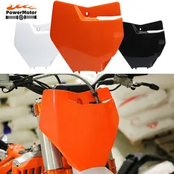 오토바이 전면 번호판 플라스틱 커버, KTM SX SXF XC 125 250 350 비포장 도로용 오토바이 구덩이 자전거 모토크로스 엔듀로 모토 무료 배송