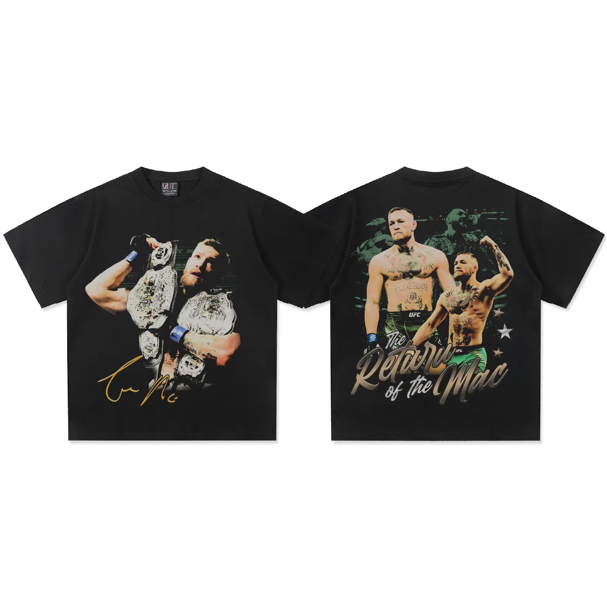 2025 Conor McGregor Blockbuster T-shirt WWE Fan Fashion Trend Comfortable Loose 100% cotton crew-neck short-sleeved T-shirt