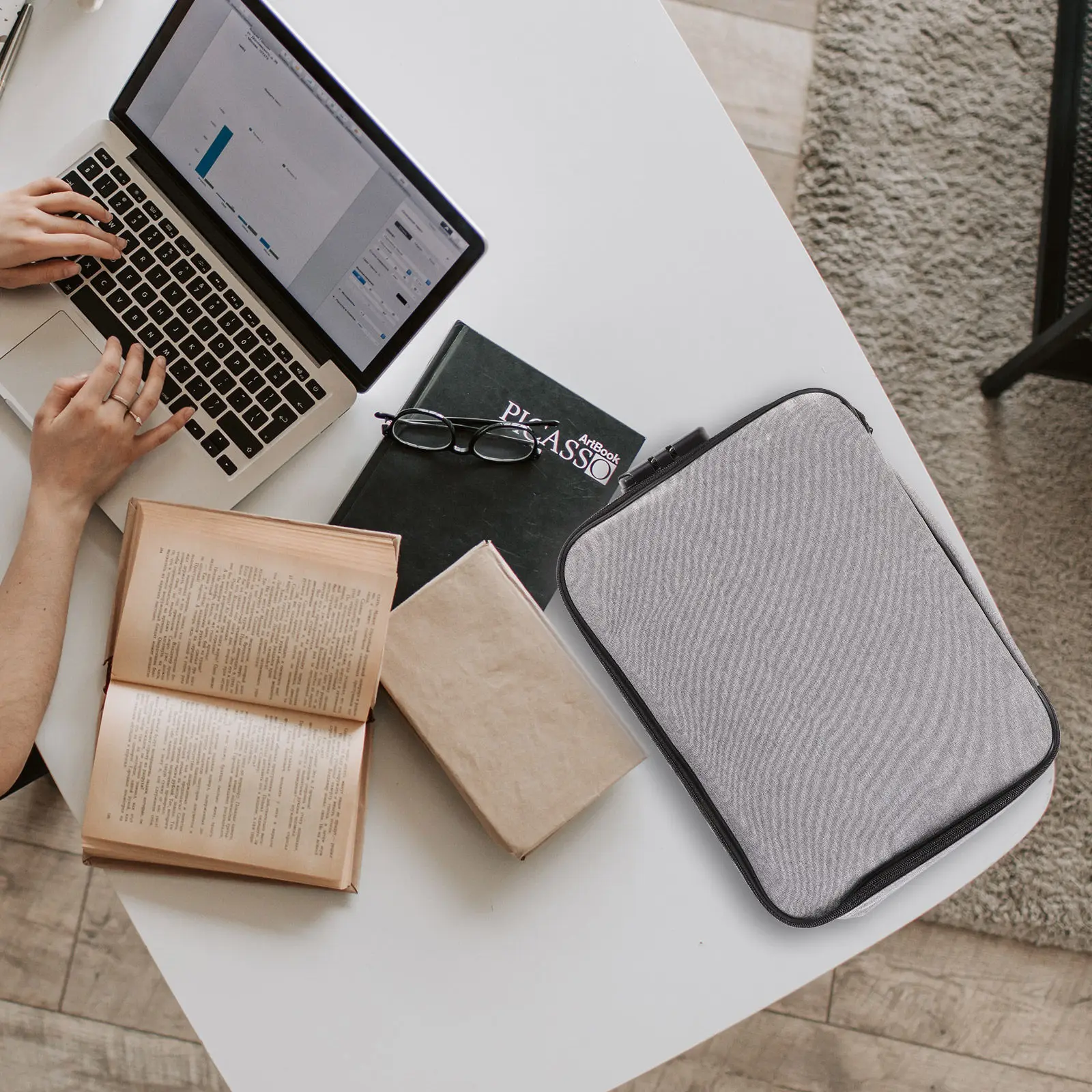 

1 шт. Большая сумка для документов премиум-класса, портативный чехол для хранения сертификатов, архивов, фотографий