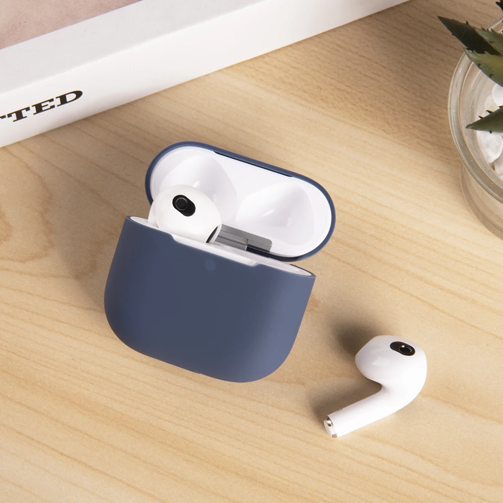 Silicone Earphone Cases For Airpods 4 Case Headphones Case Protective Cover For Apple Airpods 4 4th Gen Coque Funda Sleeve Capa