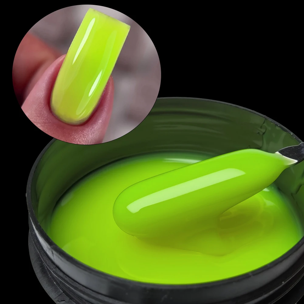 Jillnails 100g Glitter Shimmer Melkachtige Harde Gel Builder Nagel voor Nagels Extensions Koningsblauw Roze UV LED Camouflage Zelfnivellerende