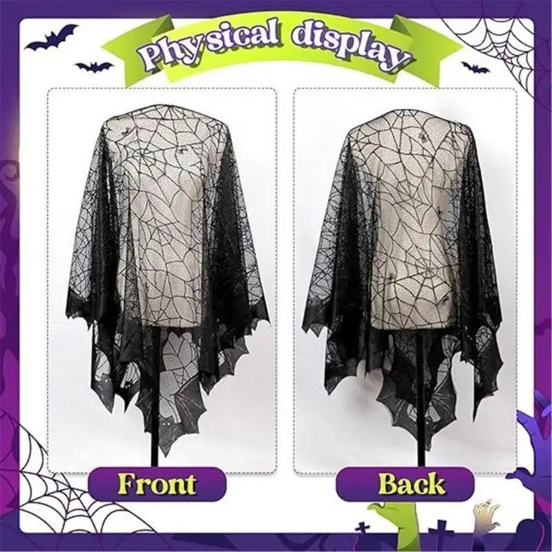 Y5JD Dark Shawl Proms Shawl for Party Stage Show
