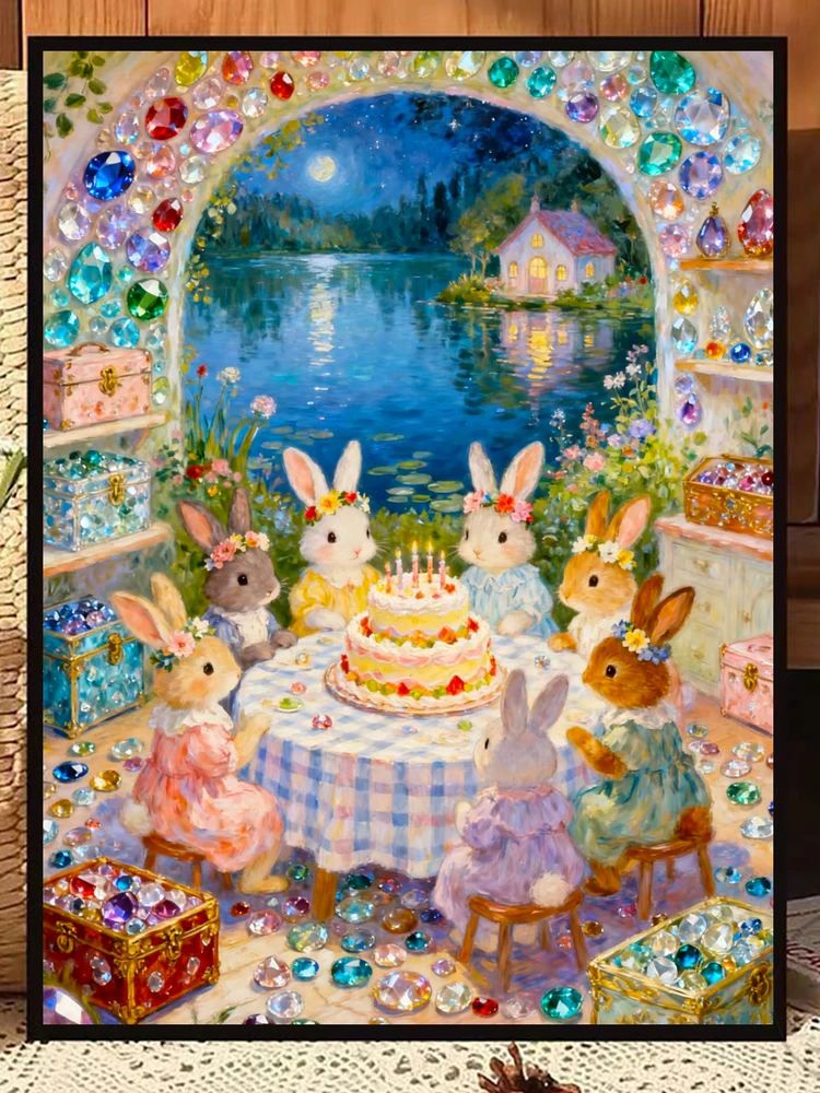 

Новый набор для алмазной вышивки «Радость дня рождения»: сделай сам, ручная работа, подарок для детей, студентов и одноклассников, современный, простой, стильный дизайн.