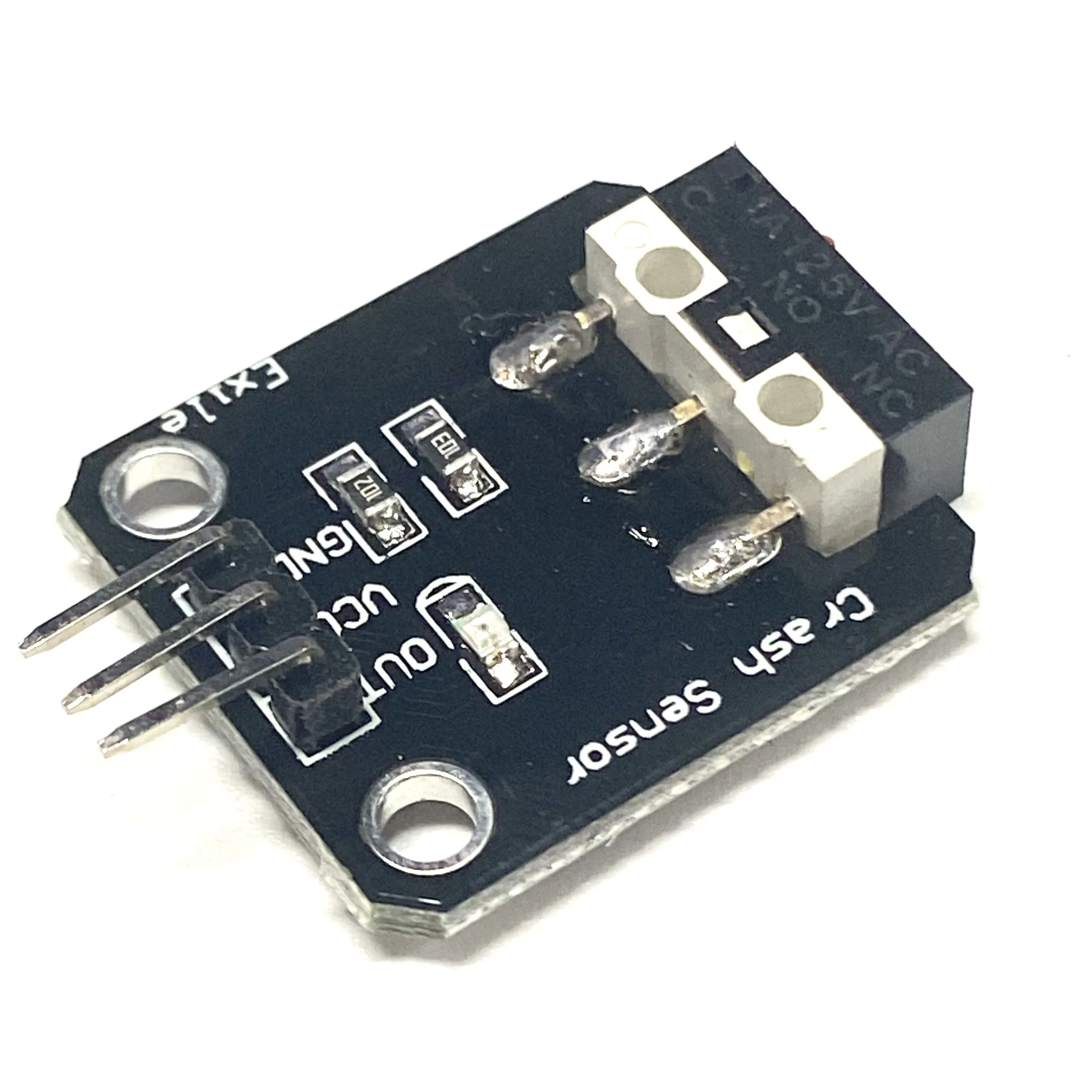 Electronic building block collision sensor, collision module intelligent machine