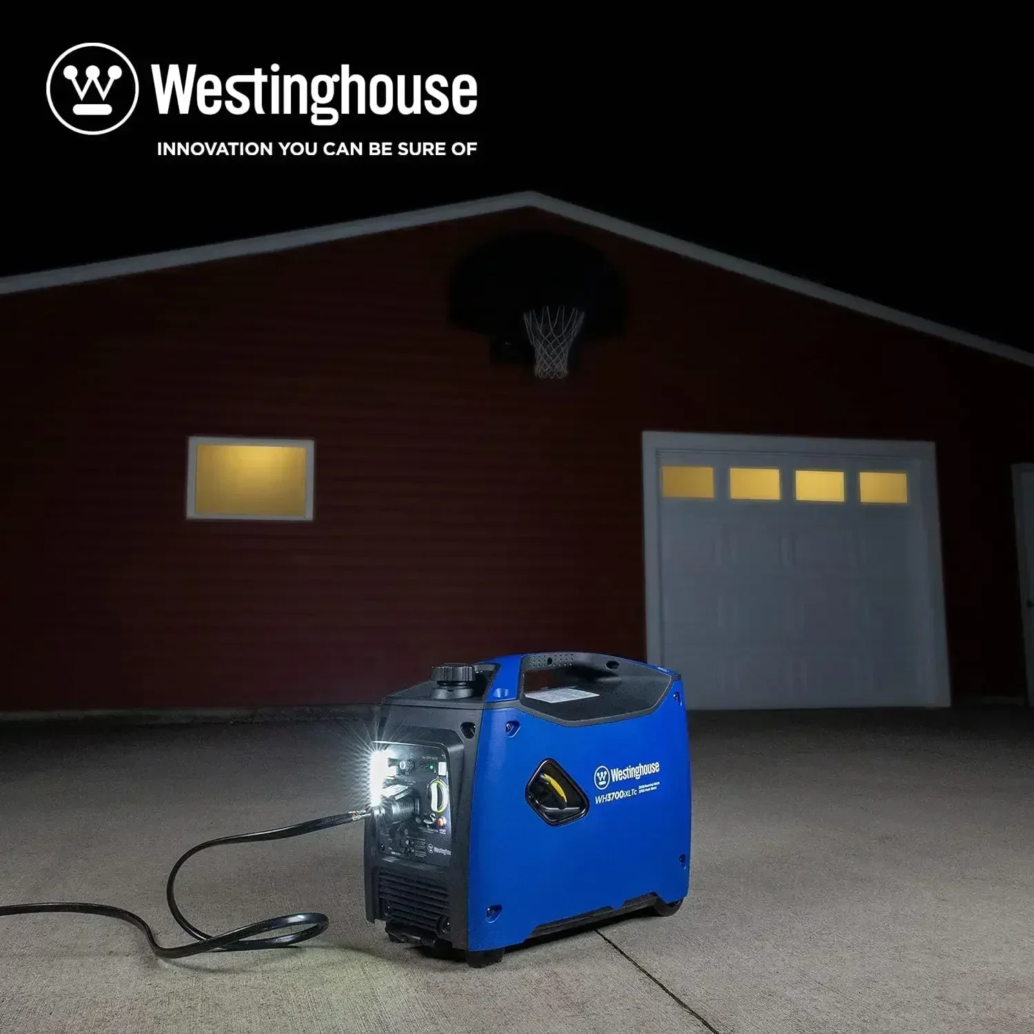 Outdoor Power Equipment 3700 Peak Watt Super Quiet Portable Inverter Generator, Wheel & Handle Kit, RV Ready 30A Outlet