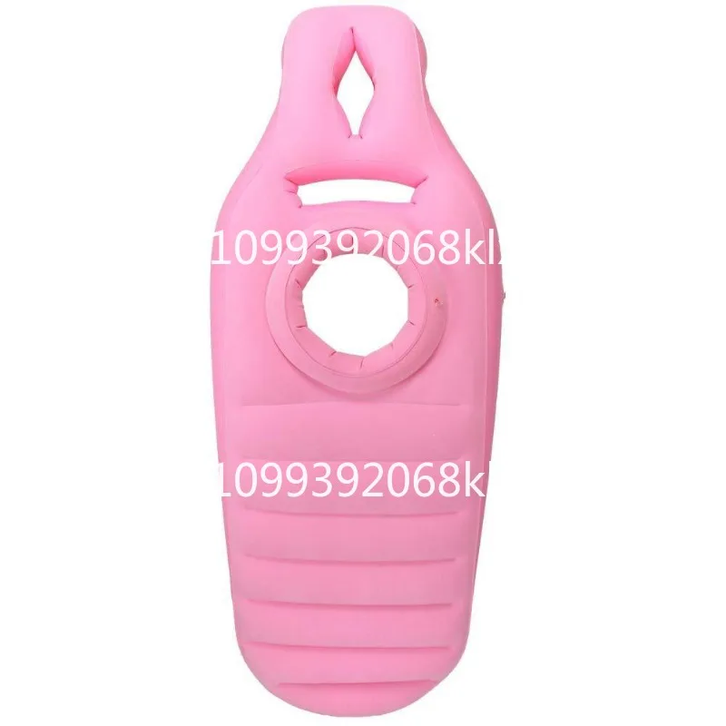 

Environmentally friendly PVC inflatable maternity mattress, lying on the concave surface, flocking thickened