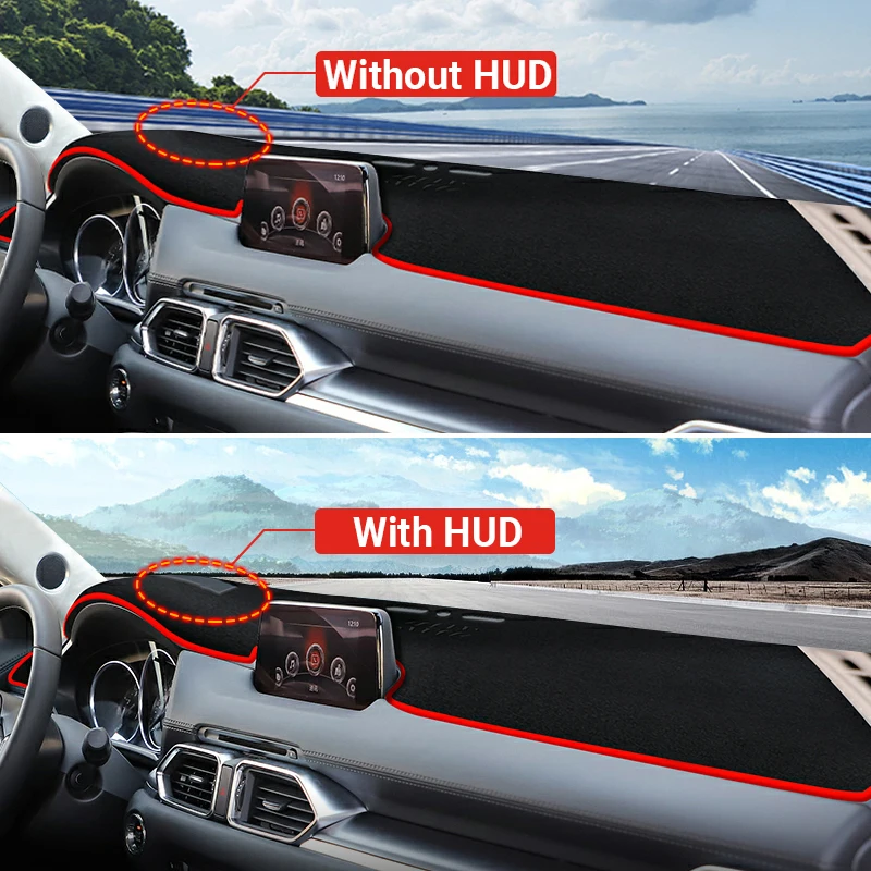 For Mazda CX-5 CX5 KF 2017 2018 2019 2020 2021 2022 2023 Car Dashboard Cover Avoid Light Mats Instrument Carpets Accessories