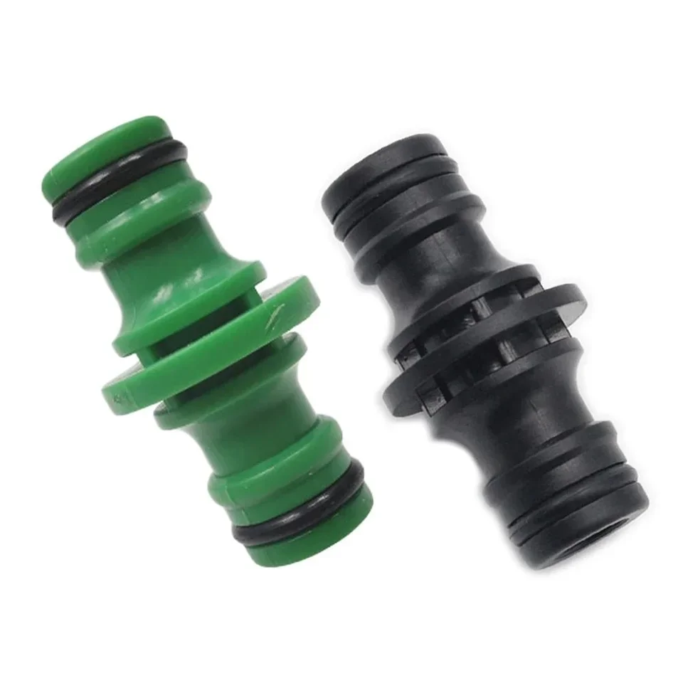 2 Way Garden Hose Coupler for Dual Water Flow Connection Compatible with 1/2 Inch Pipes Durable Plastic Construction Leak Resist