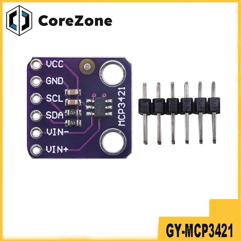 MCP3421 I2C Delta-S…