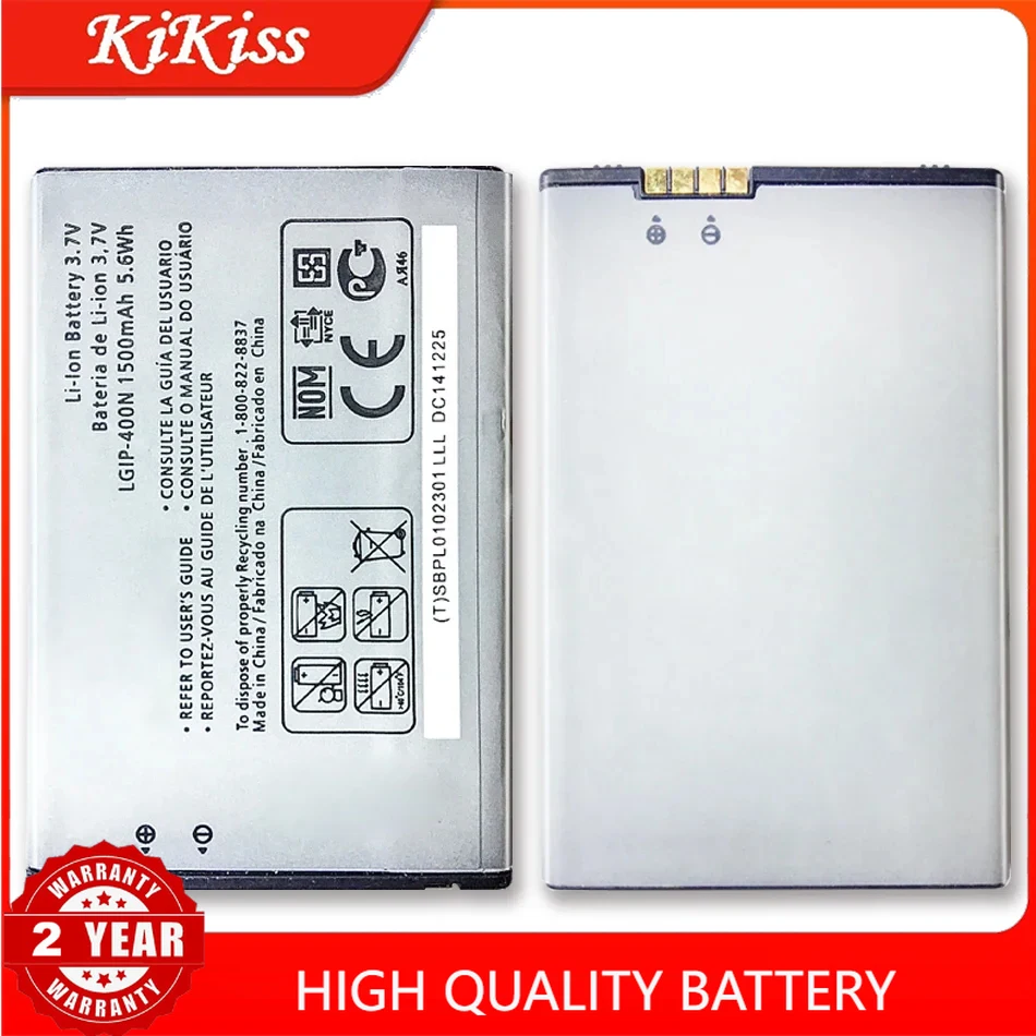 1500mAh LGIP-400N battery for LG OPTIMUS M/C/U/V/T/S/1 VM670 LS670 MS690 P500 P509 P503 P520 GX200 GX300 GW620 GM750  GT540