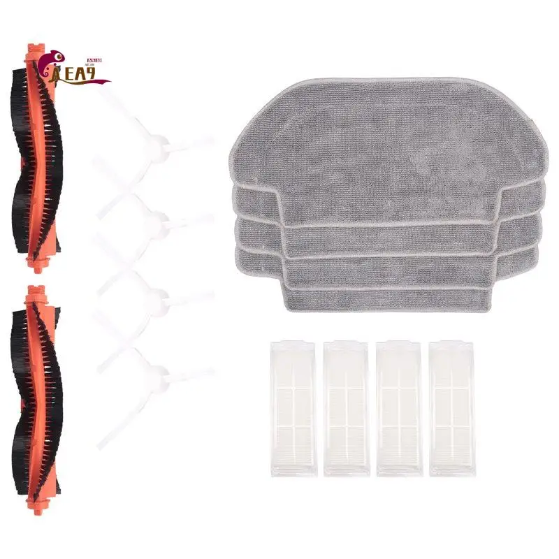 

AEA9-For Xiaomi Robot Vacuum S10 S12 B106GL Replacement Parts Accessories Main Side Brush Hepa Filter Mop Cloth