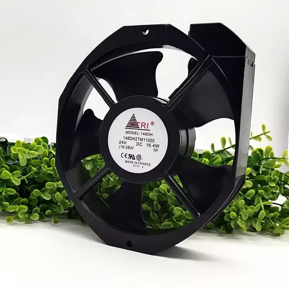 ETRI 148DH 148DH2TM11000 DC 24V 16.4W 170x170x38mm Server Cooling Fan