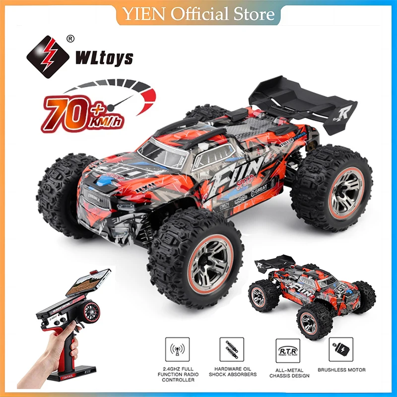 

WLtoys 184008 70 км/ч 4WD Радиоуправляемая машина Профессиональный монстр-Трак высокоскоростной Дрифт гоночный автомобиль с дистанционным управлением детские игрушки для мальчиков