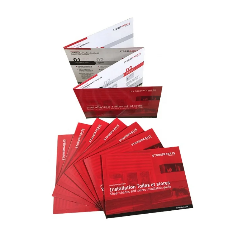 50 0.Zhang.Custom.Custom cheap full colour printing instruction leaflet brochure folder / a5 Booklet, folded flyers,