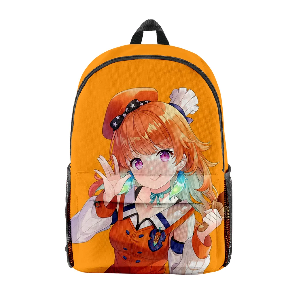 

Harajuku Novelty Hololive Takanashi Kiara pupil Bookbag Notebook Backpacks 3D Print Oxford Waterproof Travel Backpacks