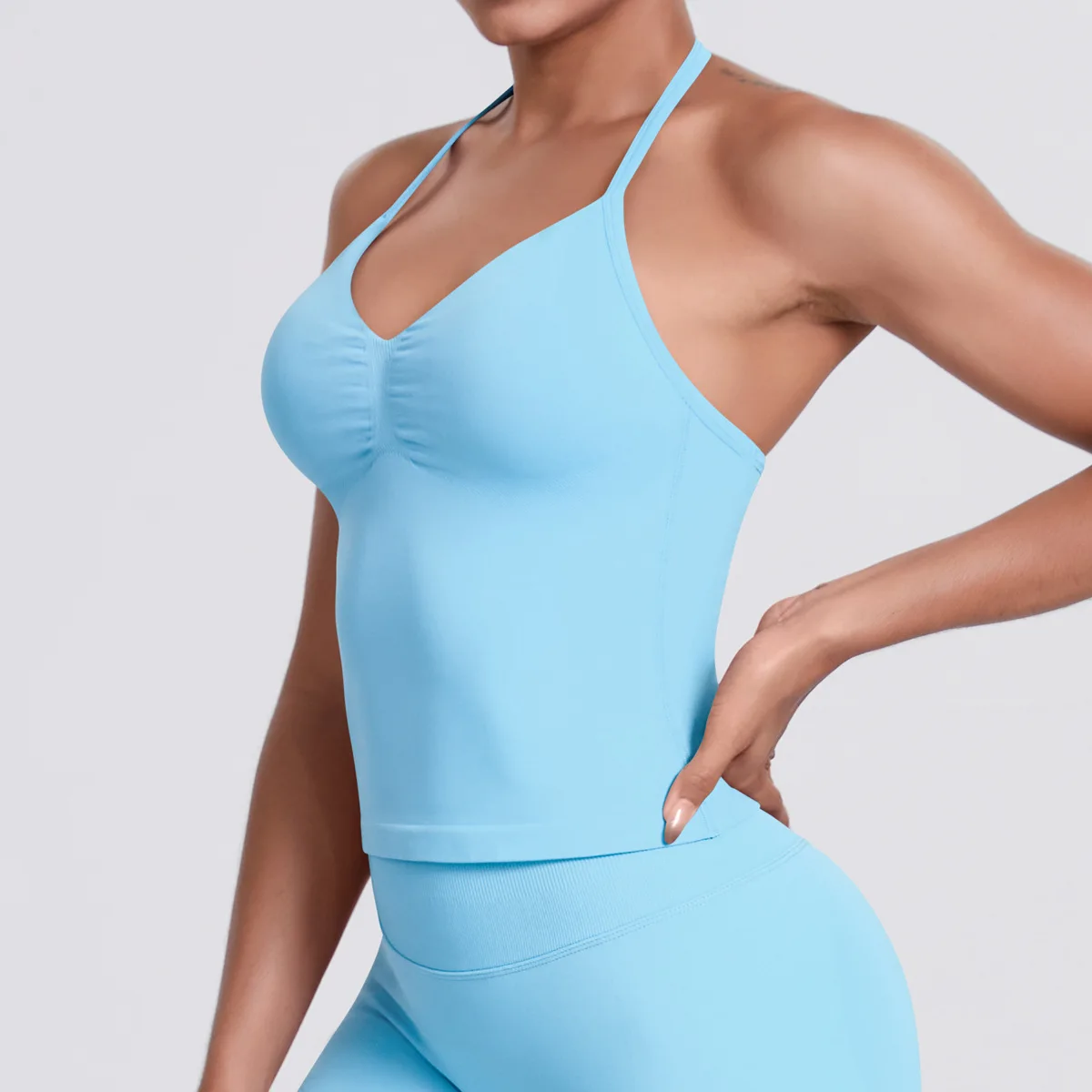 

Hanging Top Sport Yoga Vest Underwear Women's Fitness Top Gym Beautiful Back Bra Running Workout Tank Top Slim Fit Yoga Clothing