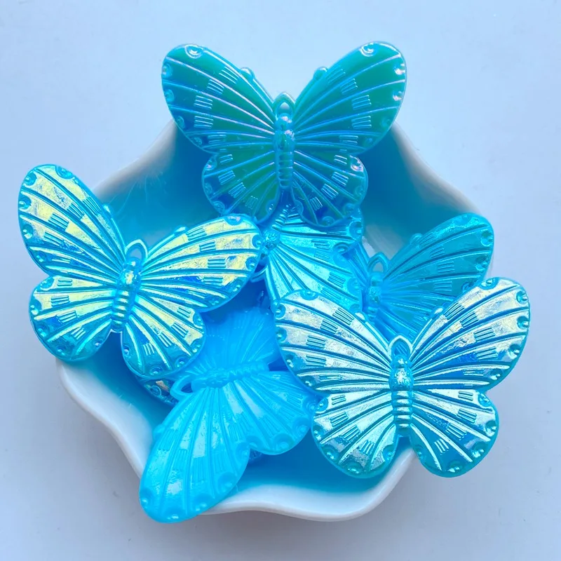 10Pcs New Resin Mini 20*40mm Little Butterfly Series Flat back Scrapbooking DIY Jewelry Craft Decoration Accessories