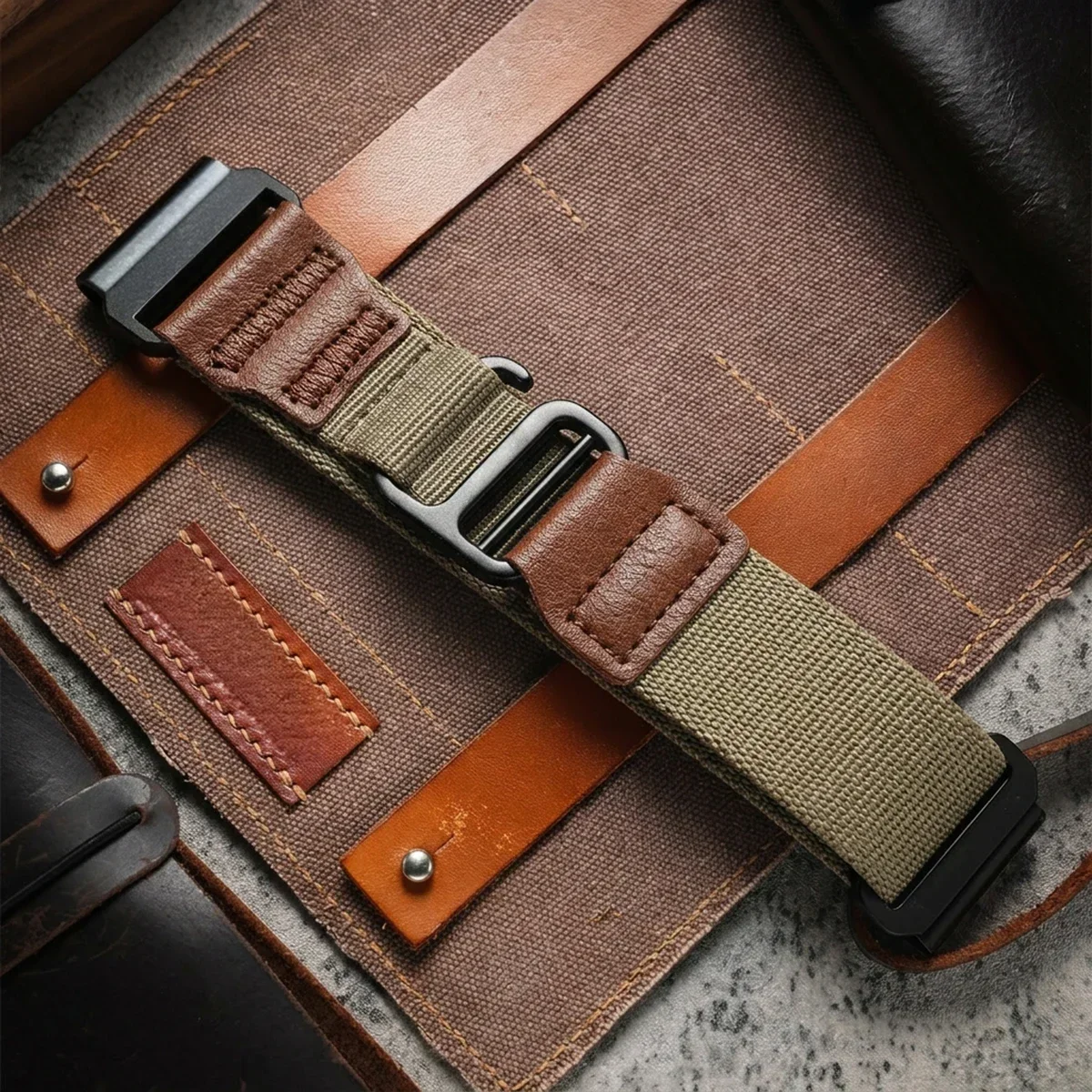 20/22/26mm Quick-release Alpine Nylon Band for Garmin Fenix 9 9 Pro Quatix 8 51/47/43mm for Garmin 970 965 955 Replace Bracelet