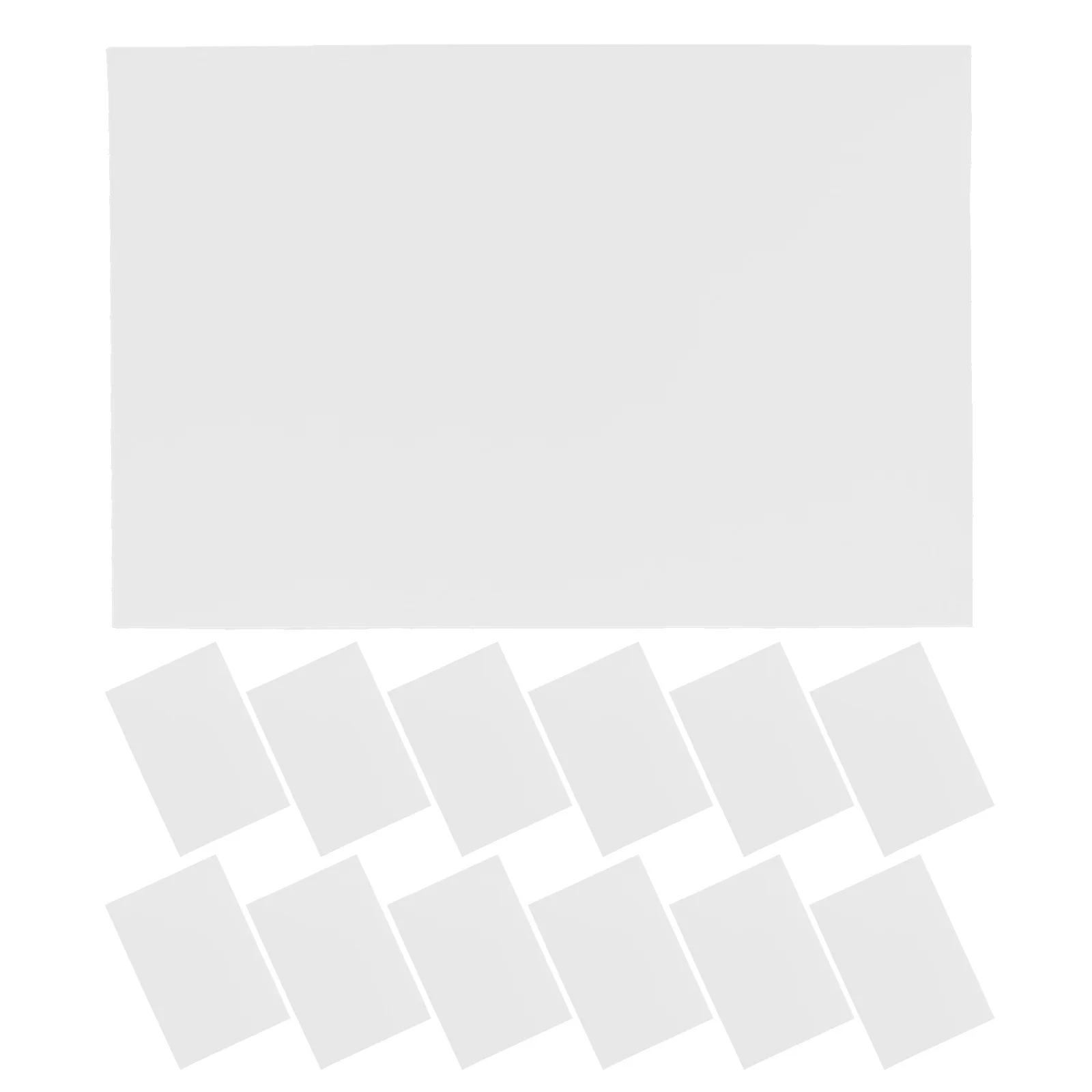 100 pezzi di protezione per raccoglitori in plastica trasparente opaca per notebook trasparente, leggera e flessibile per la copertura dell'organizzatore dell'ufficio scolastico allentata