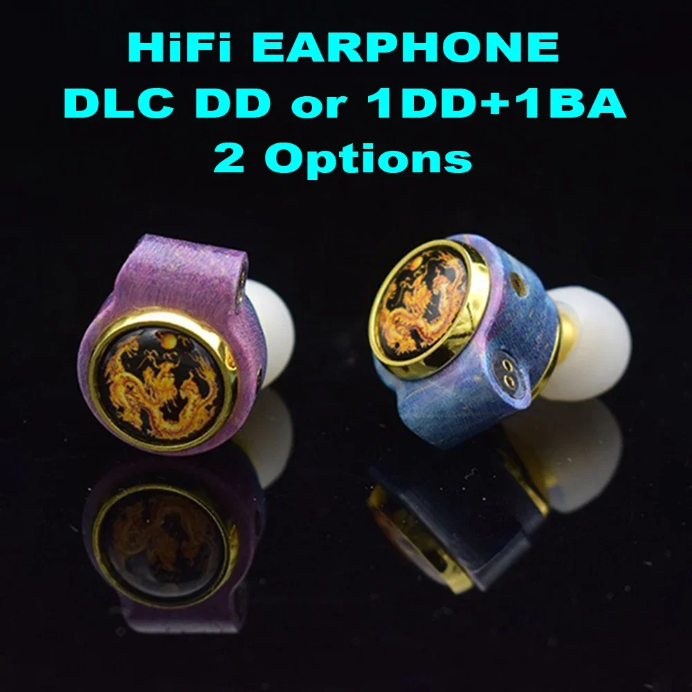 

HiFi IEMs Dynamic Earphones in-ear Monitor Earbuds Wired Headphones for Musicians Audiophile 2pin Detachable Cable Headsets IEM