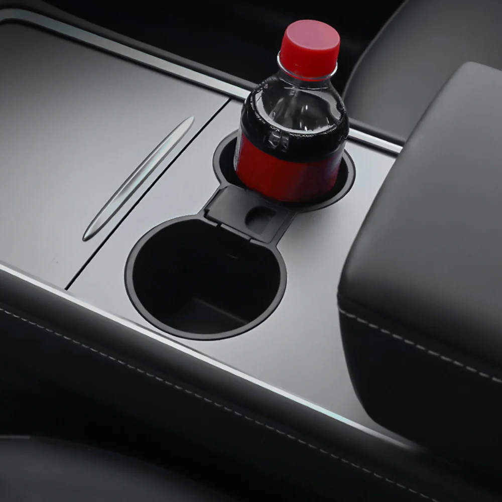 Per Tesla Model 3/Y 2016-2023 Portabicchieri nero per console centrale