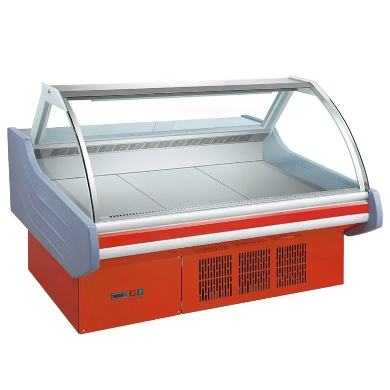 

Cooked food cabinet Horizontal commercial freezer Supermarket duck neck braised food freezer