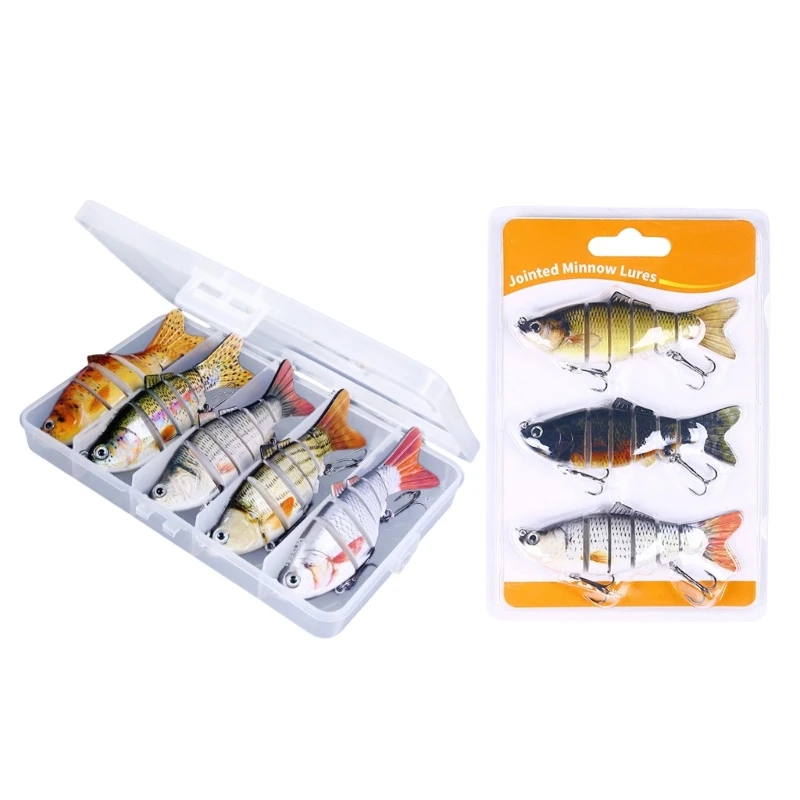 Multi Jointed Hard Baits Wobbler Crankbaits Trout Lures Swimbait Fishing Tackle