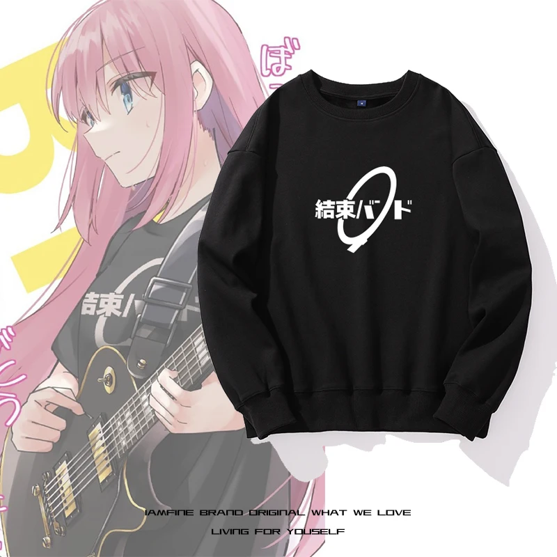 

Lonely Rock Periphery Autumn and Winter Fashion Casual Loose Round Neck For Men Woman Sweatshirt Basic Solid Color High Quality