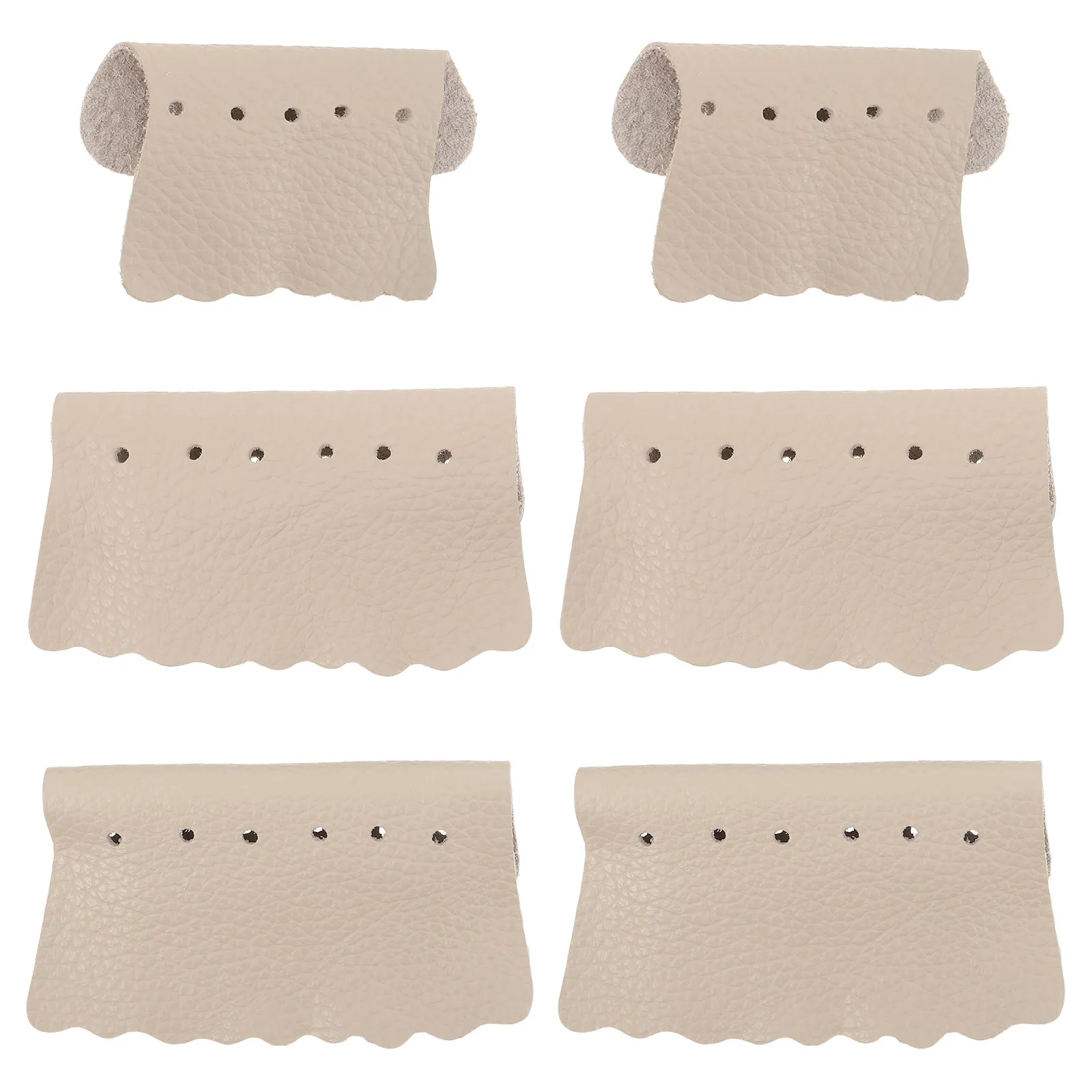 

6Pcs Pool Table Corner Pockets Premium Artificial Standard Billiards Tables Easy Install Replacement Parts for Home