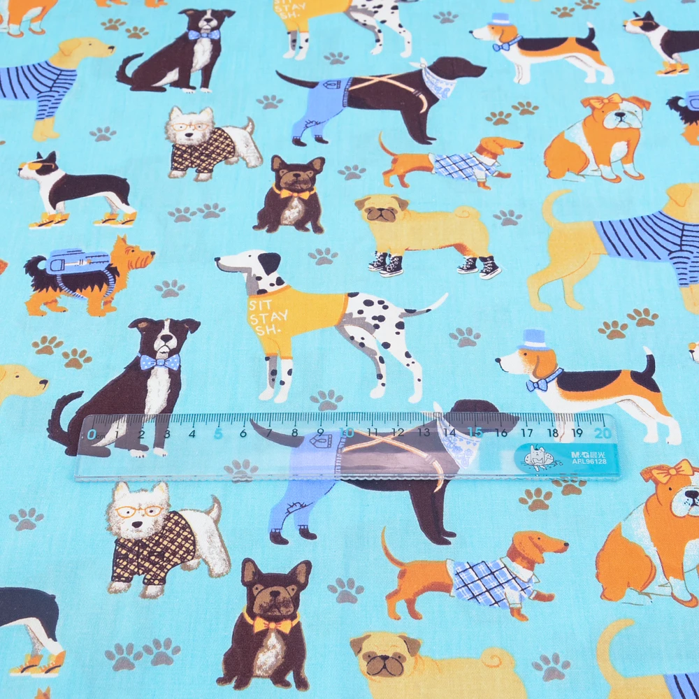 Booksew tessuto in Twill di cotone 100% gatto Design animale panno per cucire grasso quarto lenzuolo fai da te cuscino Patchwork tessili per la casa