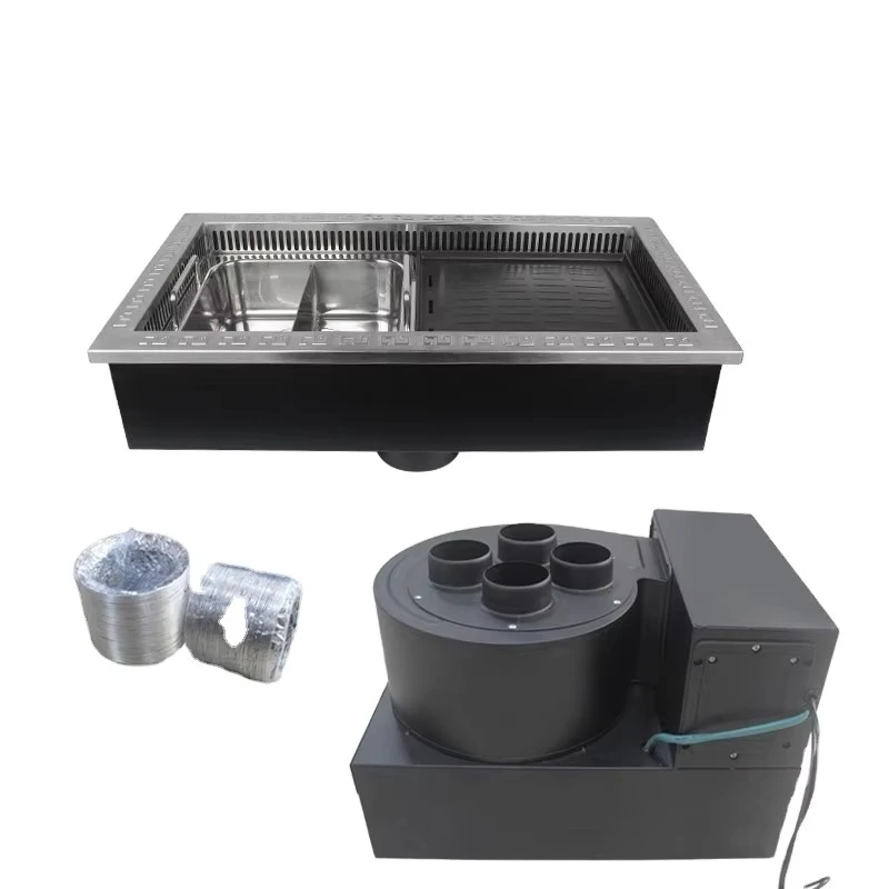 Commercial Smoke-free Restaurant Bbq Hot Pot Smoke Filter Air Purifier for Bbq Cooking for Restaurant