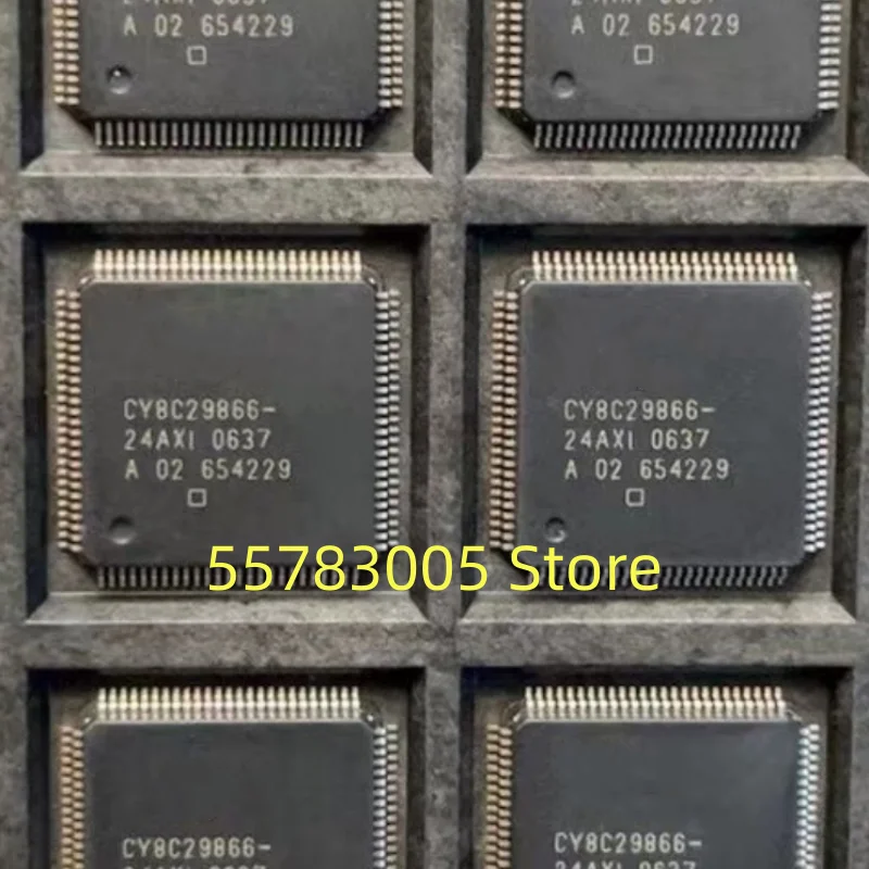 5 Stuks Nieuwe CY8C29866-24AXI Tqfp100 Microcontroller Chip Ic