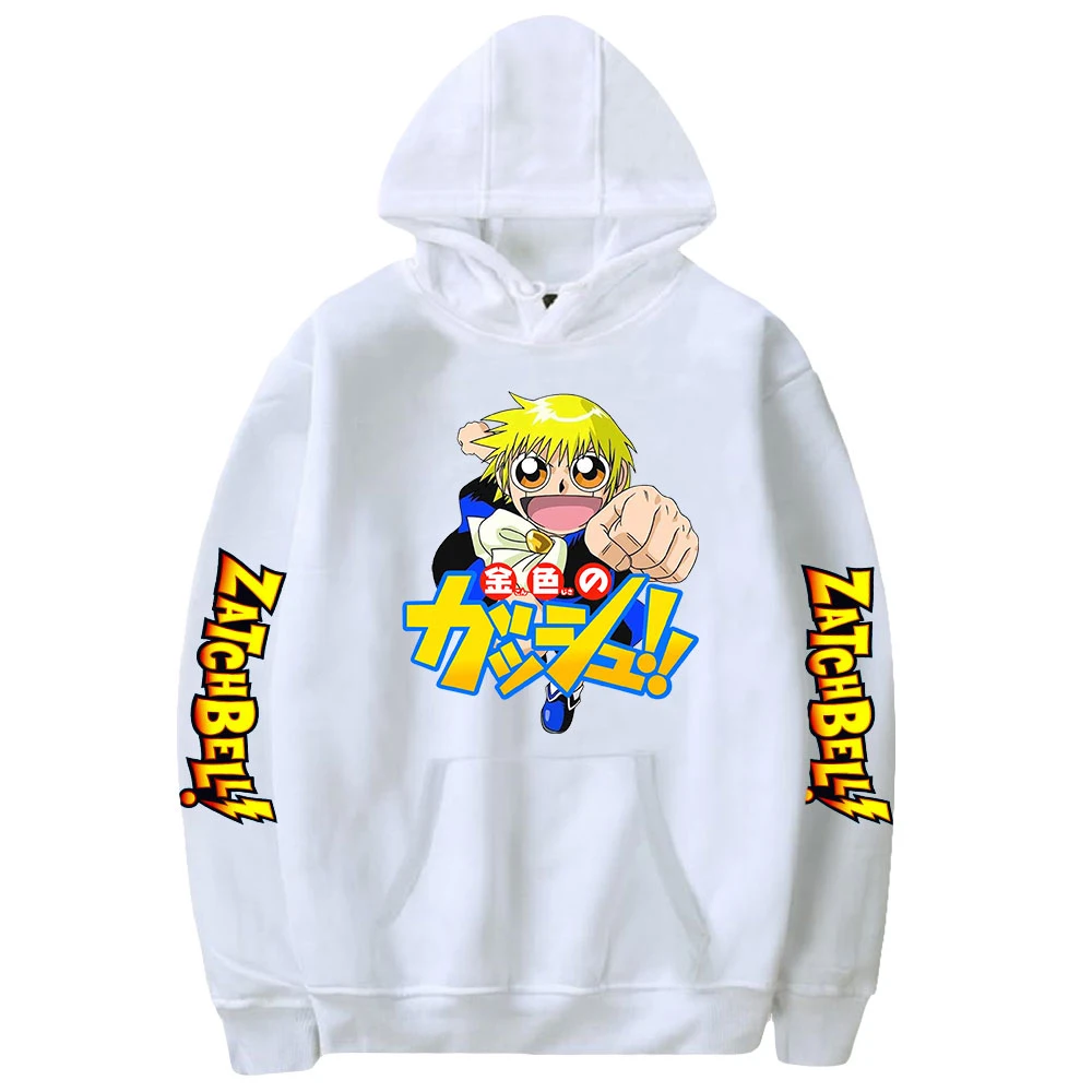 

2023 Zatch Bell Hoodie Unisex Long Sleeve Sweatshirt Men Women's Hoody Pullover Harajuku Streetwear 90s Anime Clothes